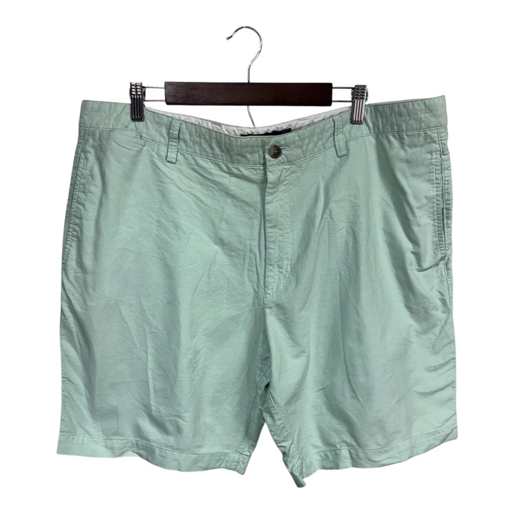 Chaps Seafoam Mint Leaf‎ Green Flat Front Preppy Casual Chino Shorts Men's 42